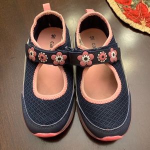 Carters toddler size 10 girls light up sneakers